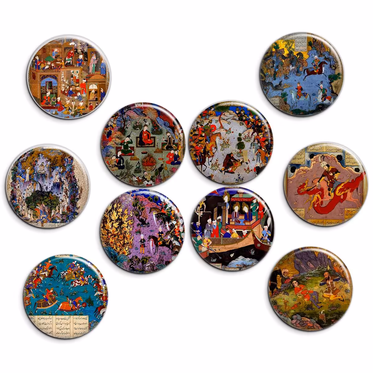 پیکسل پرمانه طرح سنتی کد pmg.7084 مجموعه 10 عددی