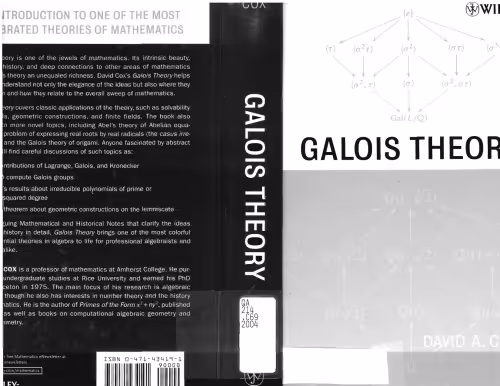 خرید و دانلود نسخه کامل کتاب Galois Theory