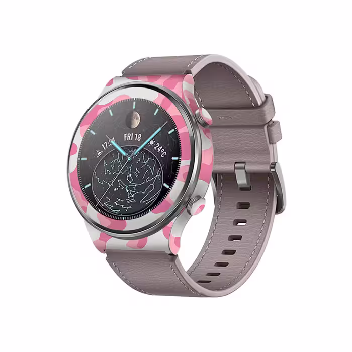 برچسب ماهوت طرح Army Pink مناسب برای ساعت هوشمند هوآوی Watch GT 2 Pro