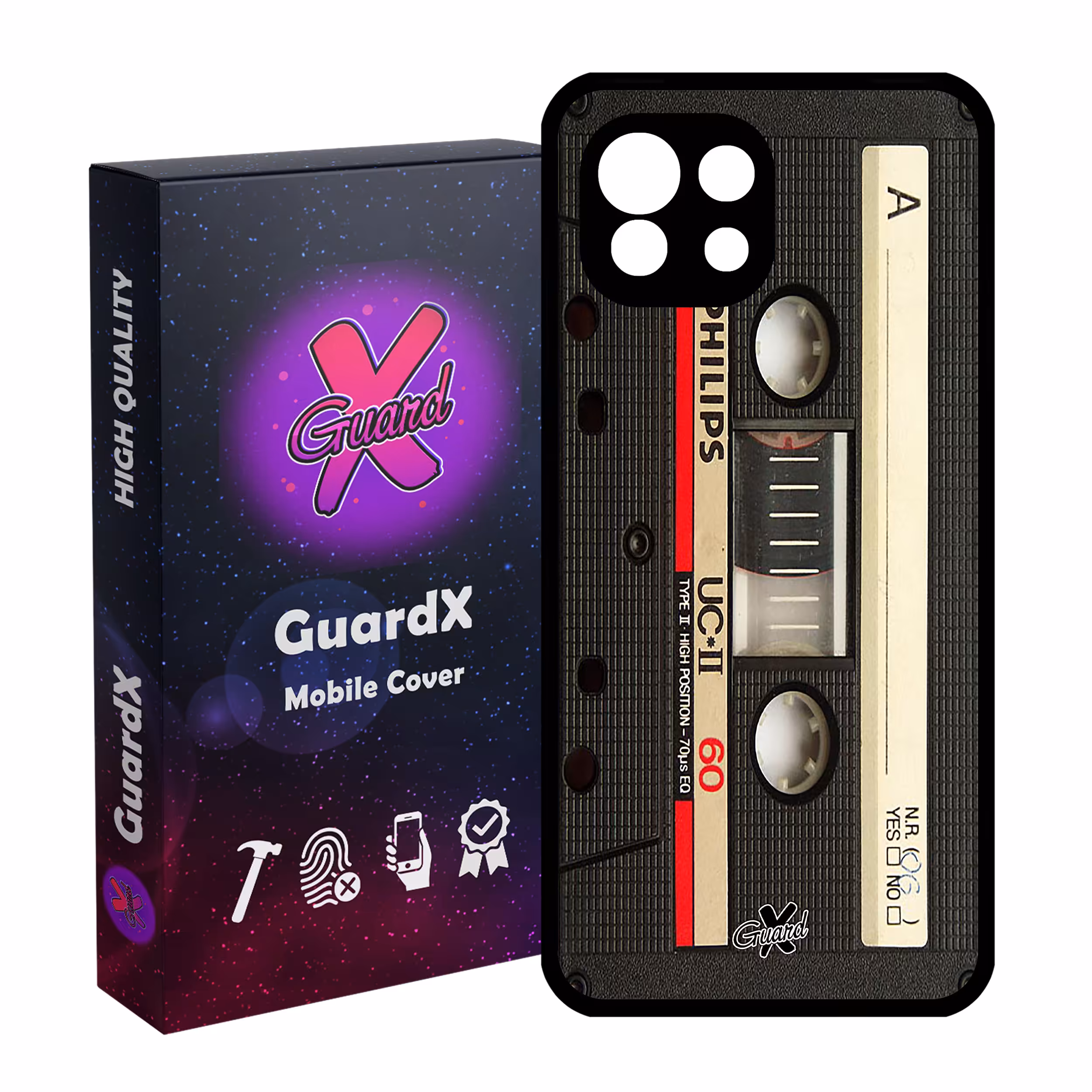 کاور گارد ایکس طرح Cassette مدل Glass10063 مناسب برای گوشی موبایل شیائومی Mi 11 Lite