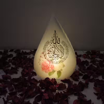 آباژور سنگ نمک مدل اشک 