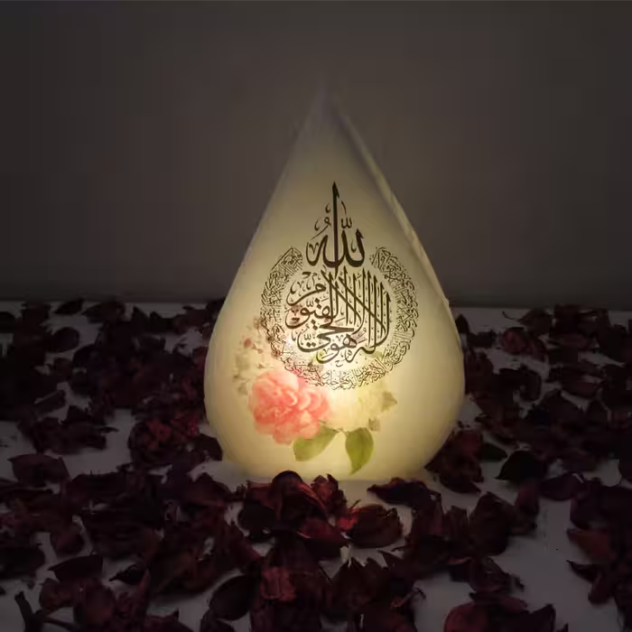 آباژور سنگ نمک مدل اشک 