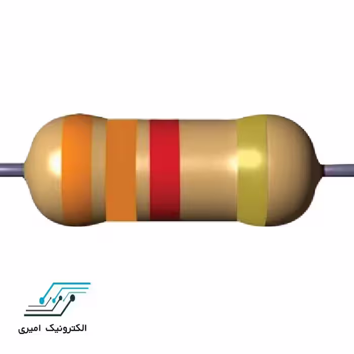 مقاومت 220 کیلو اهم 3 وات 5 درصد