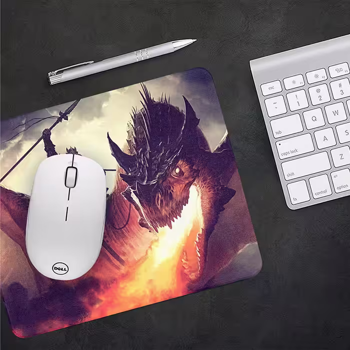 ماوس پد طرح dragon rider کد 3697