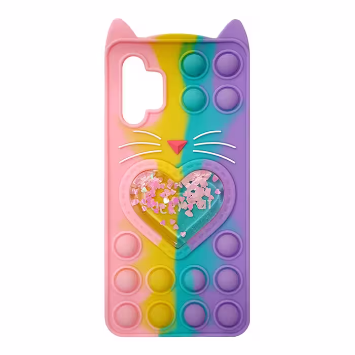 قاب سیلیکونی گربه ای آکواریومی Lucky Cat پاپیتی سامسونگ A32 4G