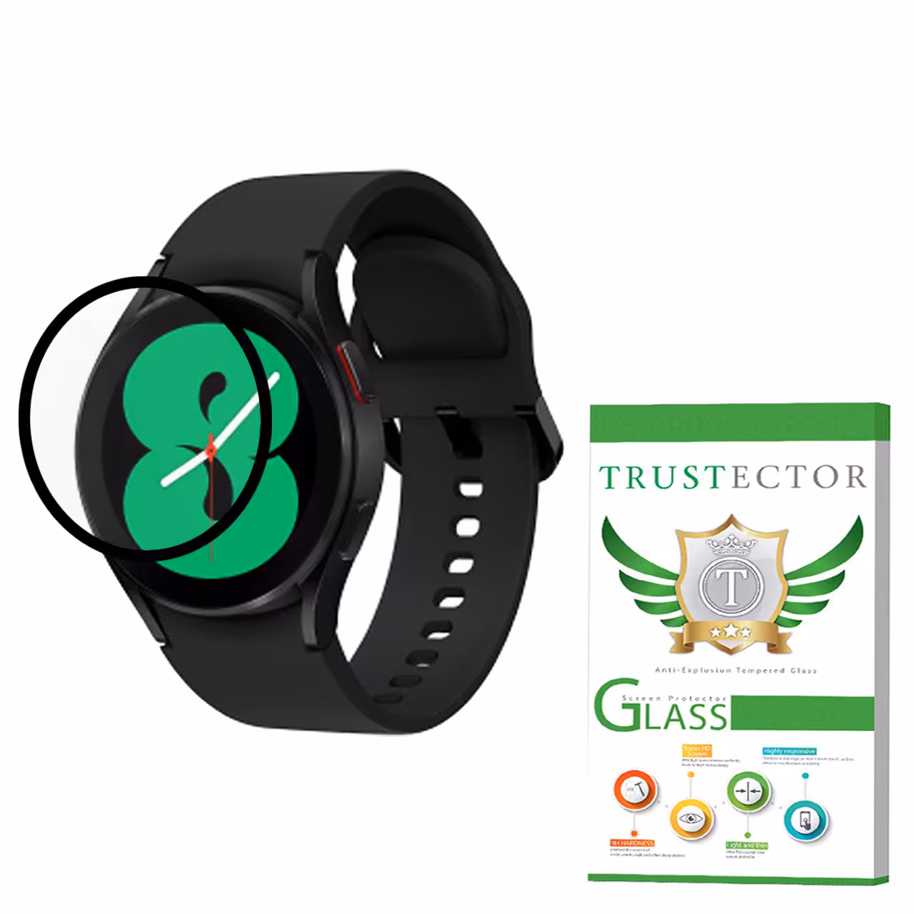 محافظ صفحه نمایش تراستکتور مدل PMTA مناسب برای ساعت هوشمند سامسونگ Galaxy Watch4 40mm