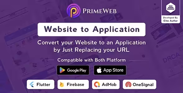 دانلود اپلیکیشن فلاتر Prime Web