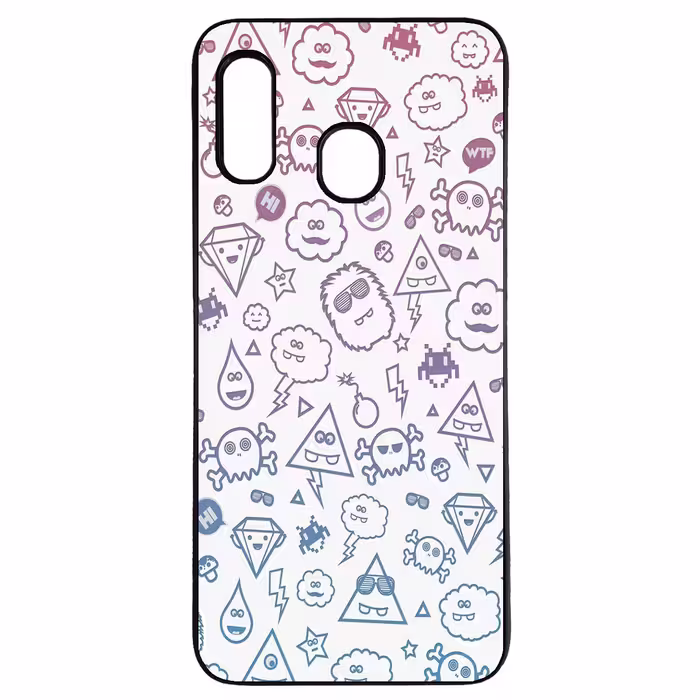 کاور طرح شکلک ها کد 43156 مناسب برای گوشی موبایل سامسونگ galaxy a30