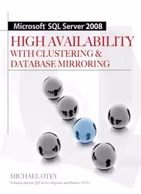 خرید و دانلود نسخه کامل کتاب Microsoft SQL Server 2008 High Availability with Clustering &amp; Database Mirroring