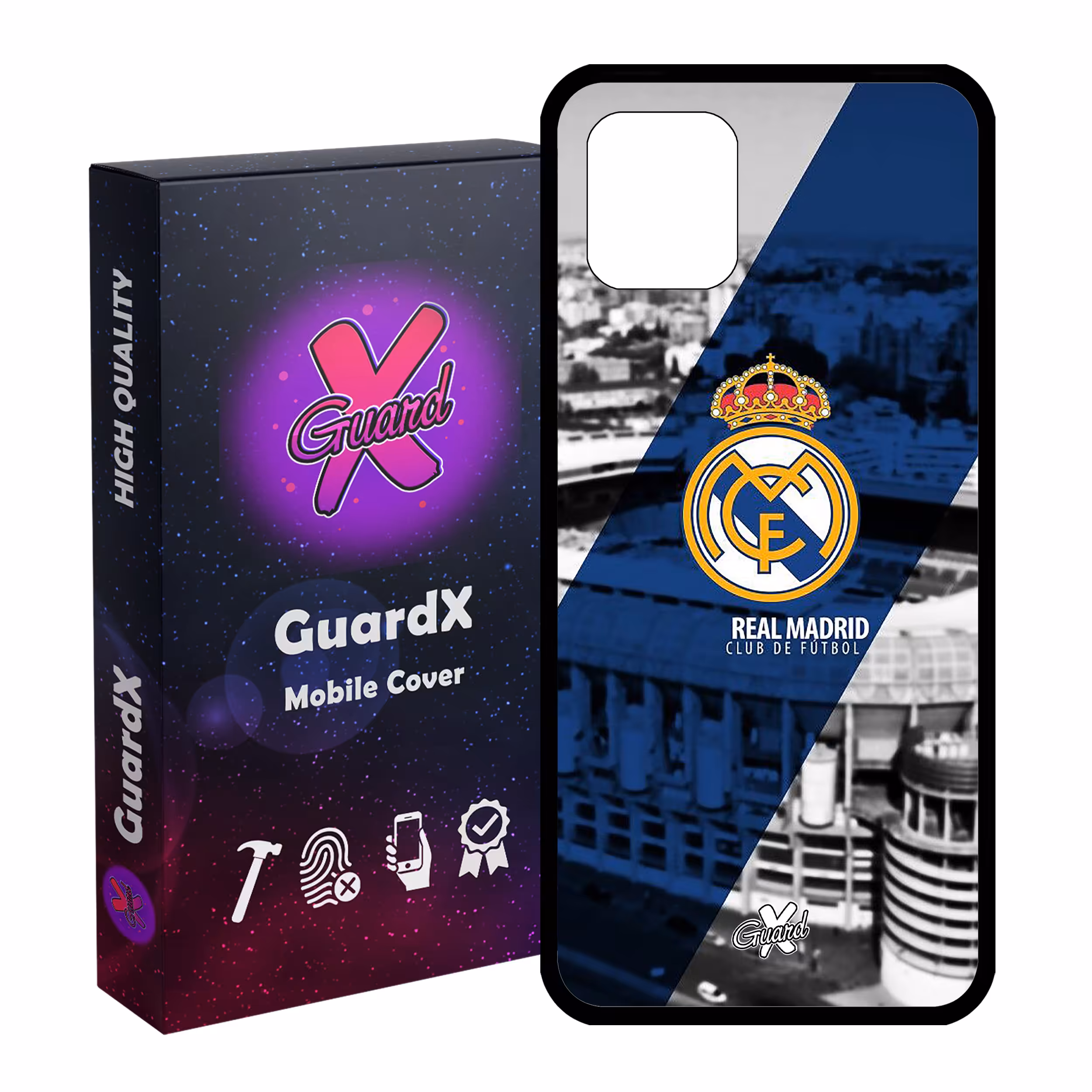 کاور گارد ایکس طرح Real Madrid مدل Glass10054 مناسب برای گوشی موبایل سامسونگ Galaxy Note 10 Lite