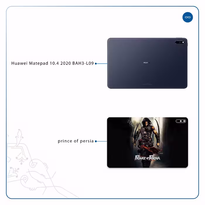 برچسب پوششی ماهوت مدل Prince of Persia مناسب برای تبلت هوآوی Matepad 10.4 2020 BAH3-L09