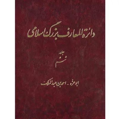 کتاب دائرة المعارف بزرگ اسلامی (ابوعزه - احمد بن عبدالملک) جلد 6 انتشارات مرکز دائره المعارف بزرگ اسلامی