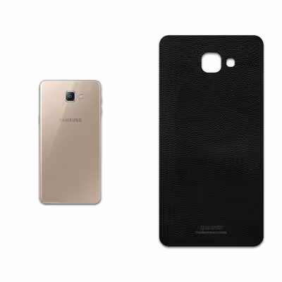 برچسب پوششی ماهوت مدل Black-Leather مناسب برای گوشی موبایل سامسونگ Galaxy A9 2016