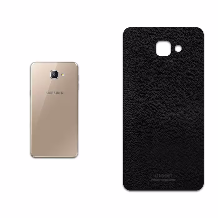 برچسب پوششی ماهوت مدل Black-Leather مناسب برای گوشی موبایل سامسونگ Galaxy A9 2016