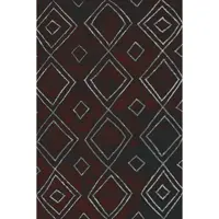فرش ماشینی ساوین طرح 8019 زمینه دودی