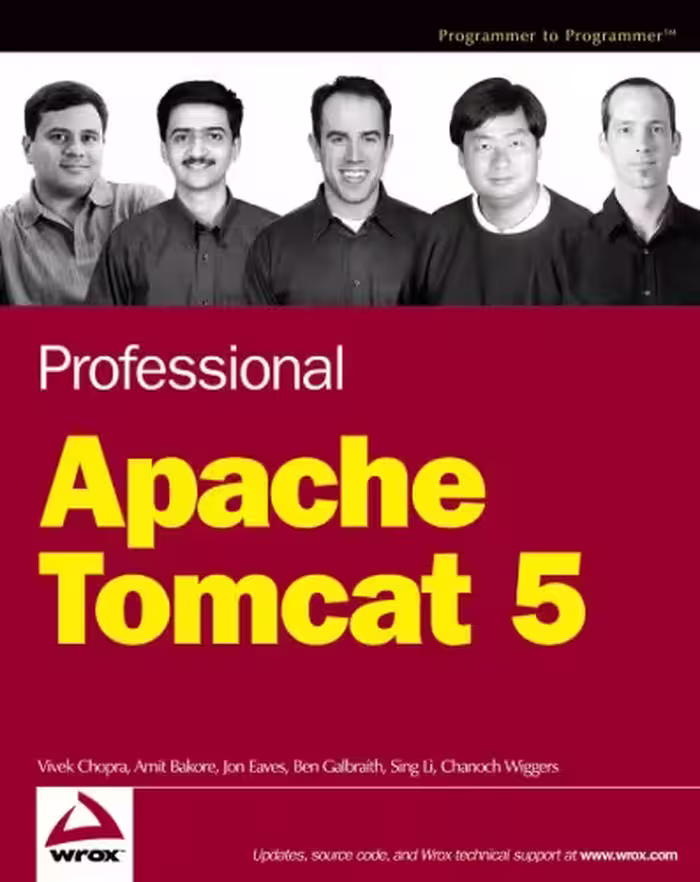 خرید و دانلود نسخه کامل کتاب Professional Apache Tomcat 5 (Programmer to Programmer)