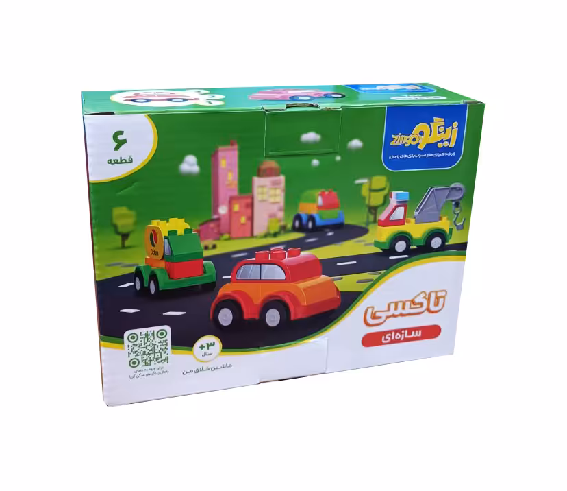 اسباب بازی سازه ای زینگو مدل تاکسی