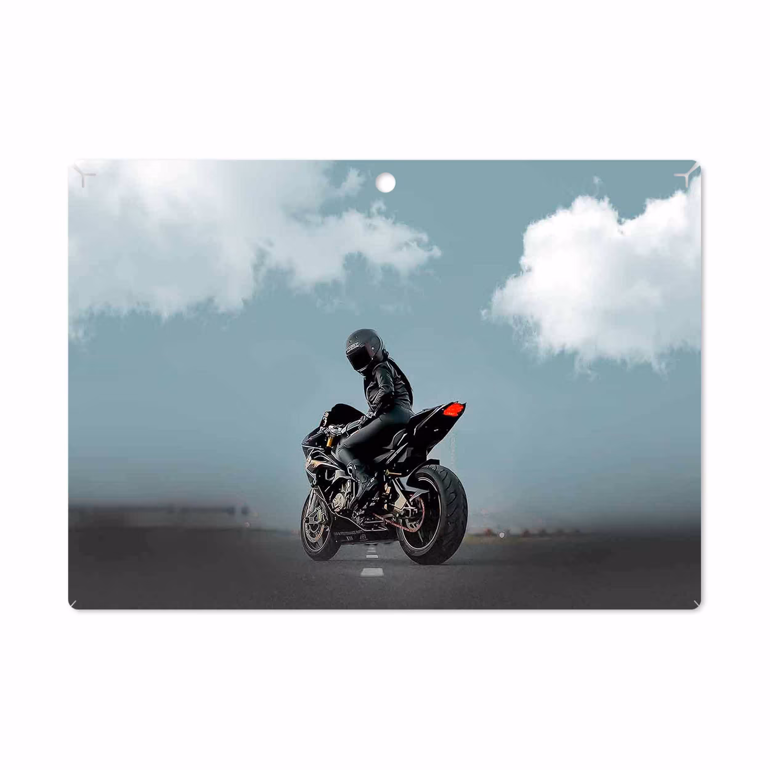 برچسب پوششی ماهوت مدل Motorcycling مناسب برای تبلت لنوو Miix 320 2017