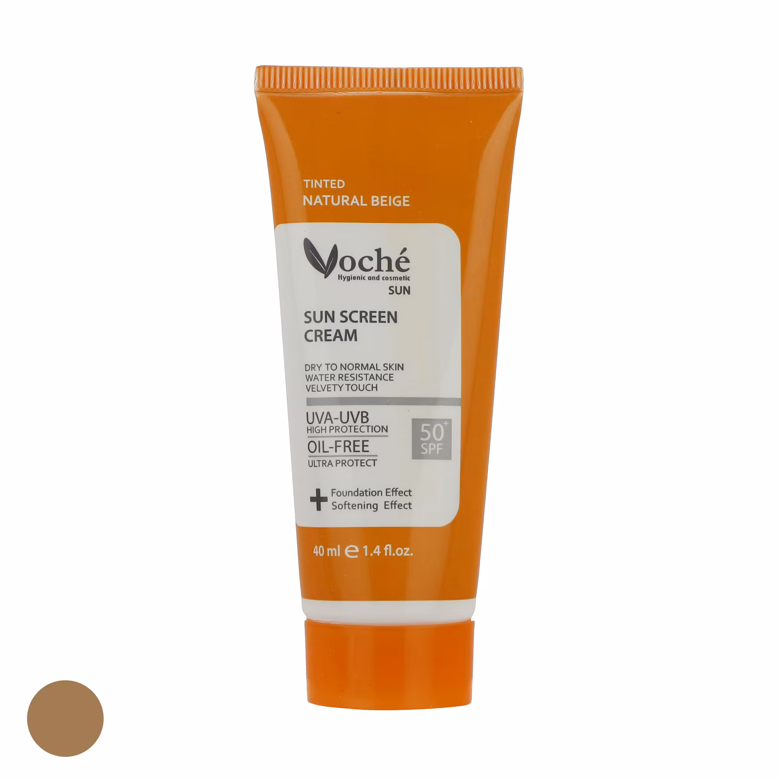 کرم ضد آفتاب رنگی وچه SPF50 مدل Ultra Protect مناسب انواع پوست حجم 40 میلی لیتر