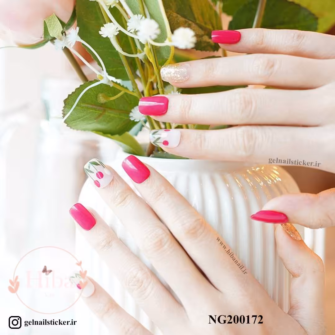 استیکر ژله ای کاشت ناخن (نیل رپ)_کد NG200172
