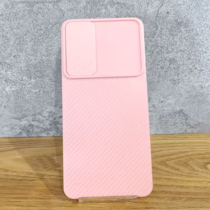 قاب گوشی A52 و A52s طرح سیلیکن کبریتی  محافظ لنز دار  صورتی  samsung A52  A52s
