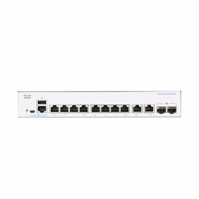 سوئیچ 8 پورت مدیریتی سیسکو CBS250-8T-E-2G