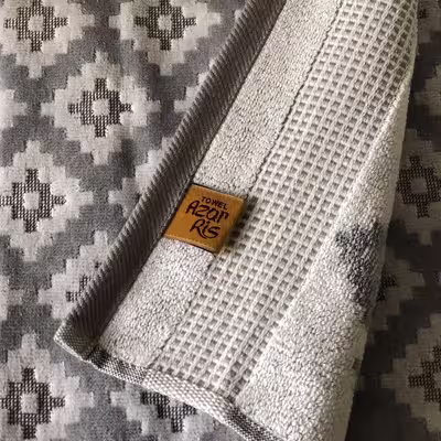 حوله دستی آذرریس تبریز مدل دکور سایز40x80 سانتی متر