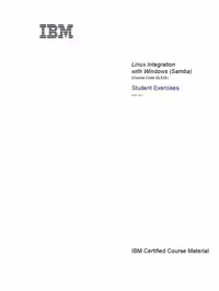 خرید و دانلود نسخه کامل کتاب Linux Integration with Windows (Samba) - Student Exercises (IBM Learning, 2003, Course Code QLX26)