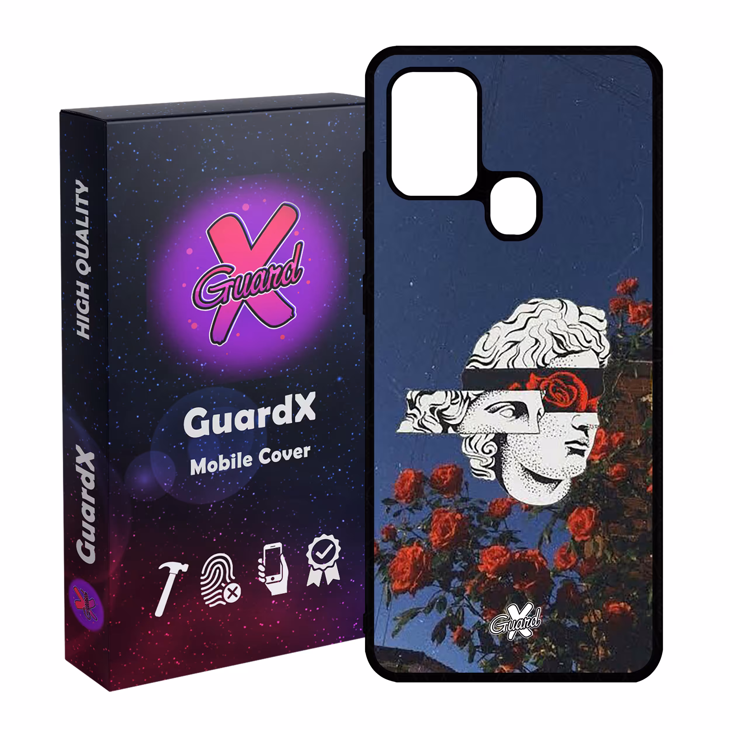 کاور گارد ایکس طرح Art مدل Glass10010 مناسب برای گوشی موبایل سامسونگ Galaxy A21s