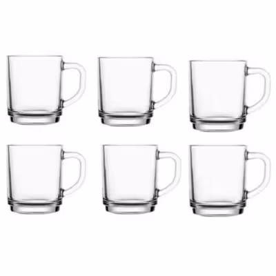 لیوان شیشه و بلور اصفهان مدل Dey کد 432 بسته 6 عددی