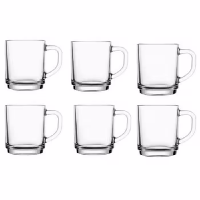 لیوان شیشه و بلور اصفهان مدل Dey کد 432 بسته 6 عددی