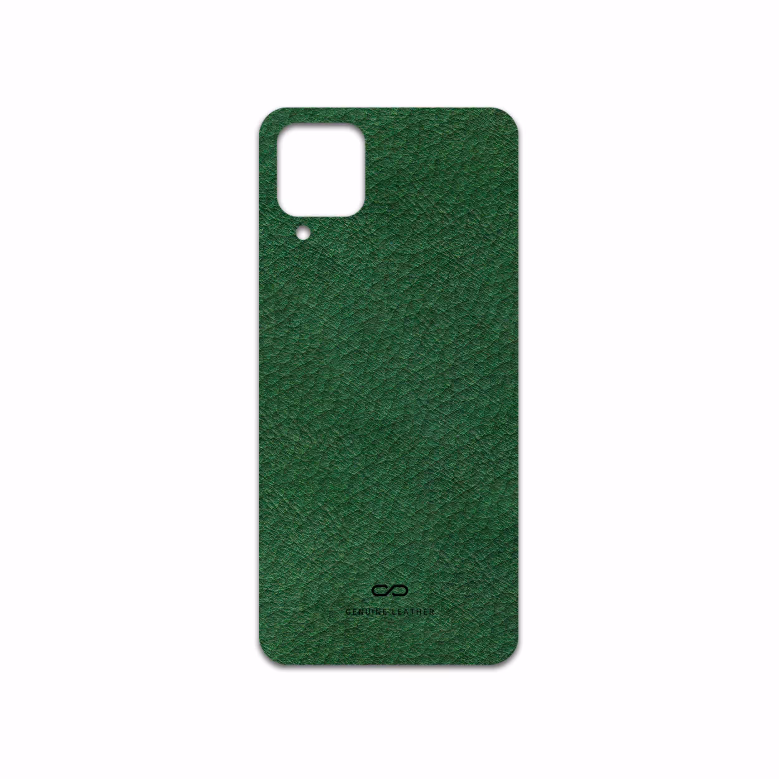 برچسب پوششی ماهوت مدل Green-Leather مناسب برای گوشی موبایل سامسونگ Galaxy M12
