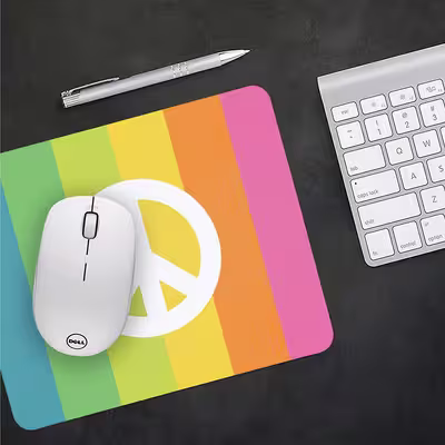 ماوس پد طرح peace کد 3733