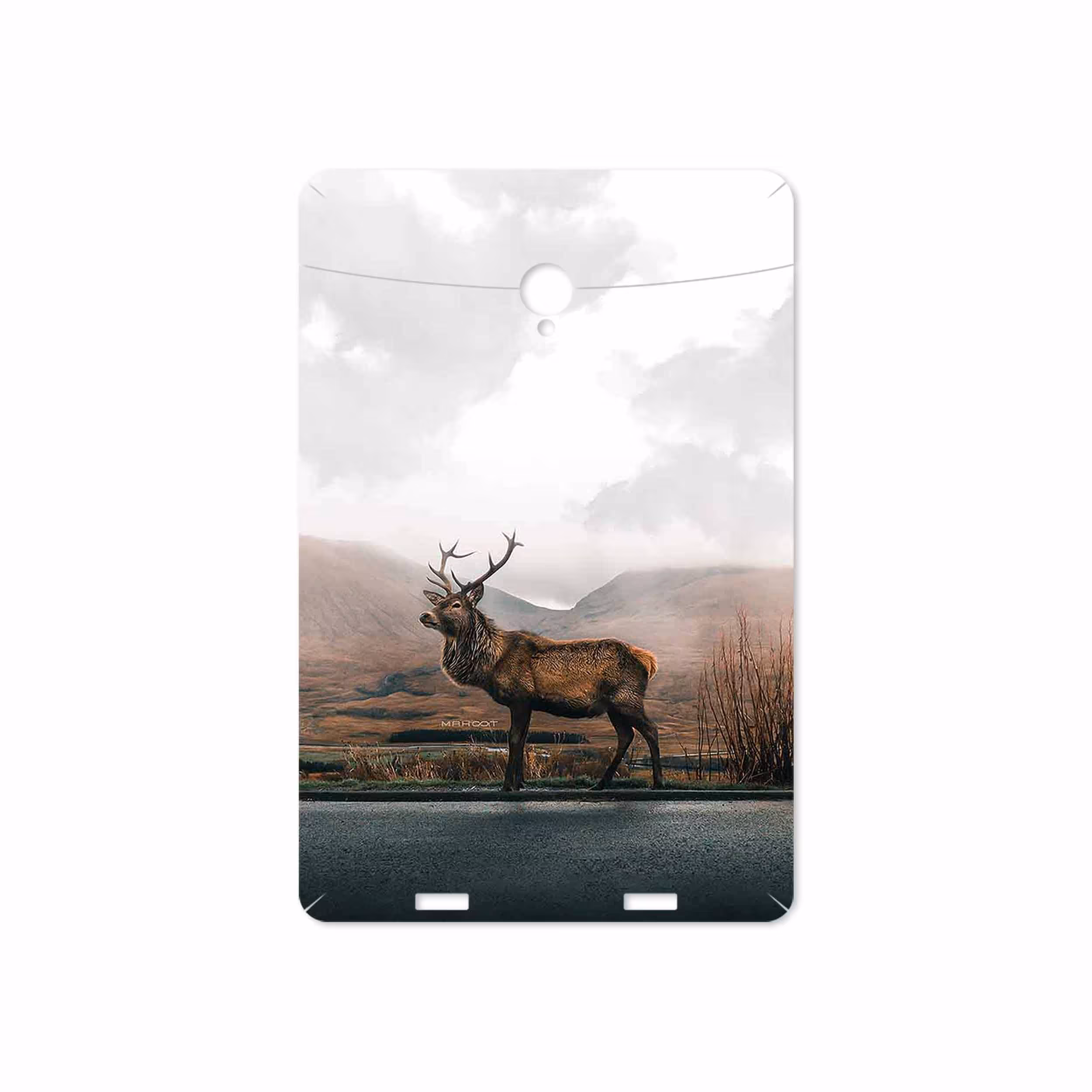 برچسب پوششی ماهوت مدل Horned Deer مناسب برای تبلت وریکو Unipad