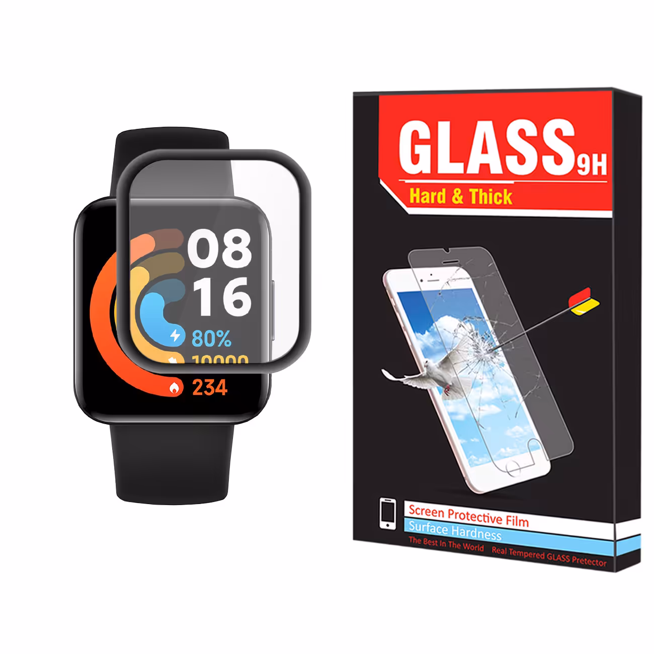 محافظ صفحه نمایش نانو هارد اند تیک مدل NHT مناسب برای ساعت هوشمند شیائومی Redmi Watch 2