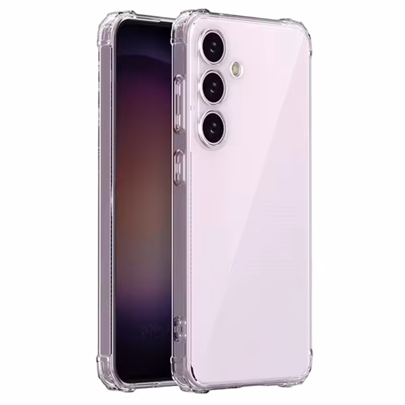 گارد شفاف ایربگ دار برای گوشی Samsung Galaxy A35 مدل ژله ای محافظ لنزدار