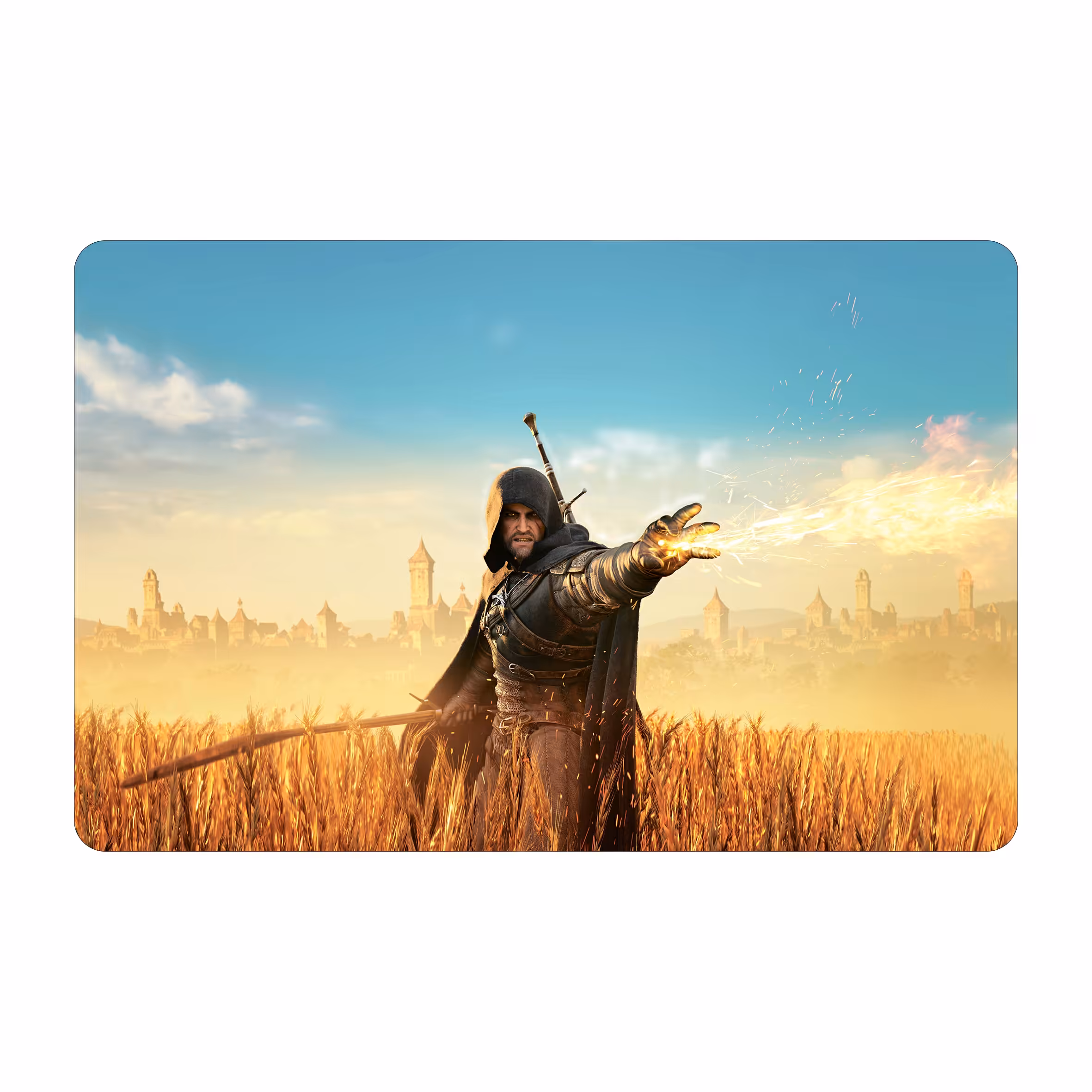 ماوس پد طرح ویتچر وایلد هانت -the witcher wild hunt مدل mpb272