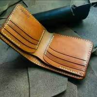 کیف جیبی  چرم طبیعی دستدوز 