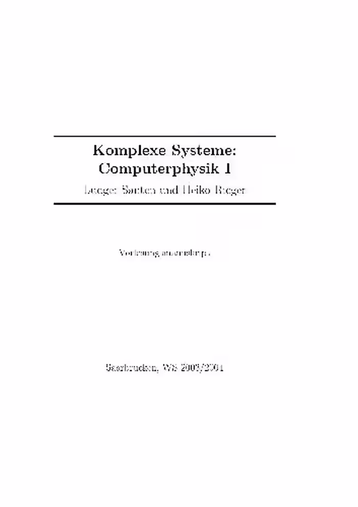 خرید و دانلود نسخه کامل کتاب Computerphysik 1 001