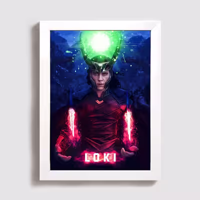 تابلو مدل سریال لوکی مارول loki marvel series W221