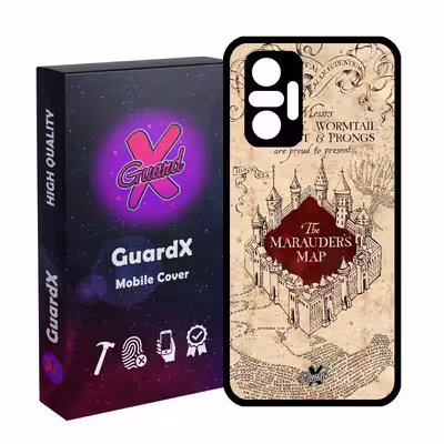 کاور گارد ایکس طرح هری پاتر مدل Glass10490 مناسب برای گوشی موبایل شیائومی Redmi Note 10 Pro/Note 10 Pro Max