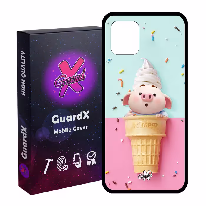 کاور گارد ایکس طرح Pig مدل Glass10026 مناسب برای گوشی موبایل سامسونگ Galaxy Note 10 Lite