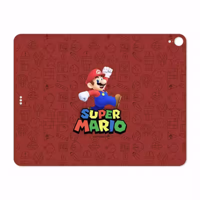 برچسب پوششی ماهوت مدل Super-Mario-Game مناسب برای تبلت اپل iPad Pro 12.9 (GEN 3) 2018 A2014