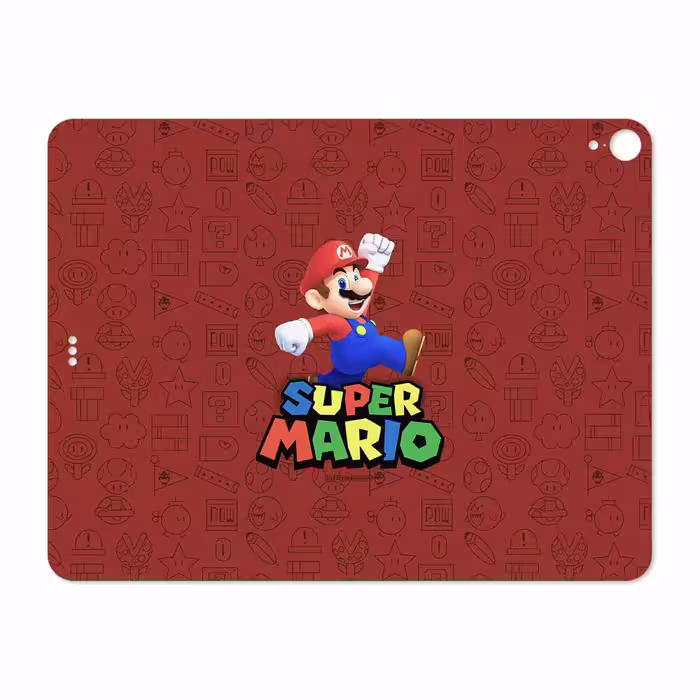 برچسب پوششی ماهوت مدل Super-Mario-Game مناسب برای تبلت اپل iPad Pro 12.9 (GEN 3) 2018 A2014