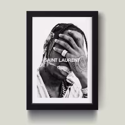 تابلو مدل تراویس اسکات Travis Scott کدm2507-b