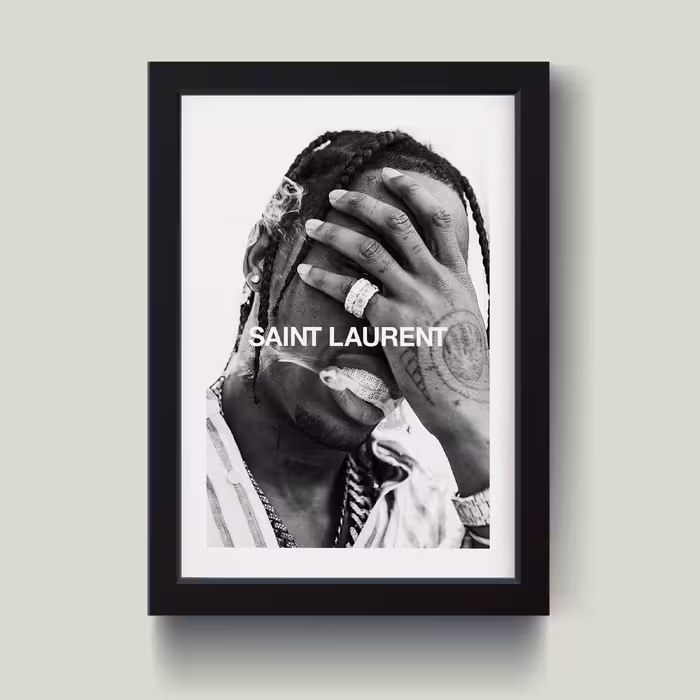 تابلو مدل تراویس اسکات Travis Scott کدm2507-b