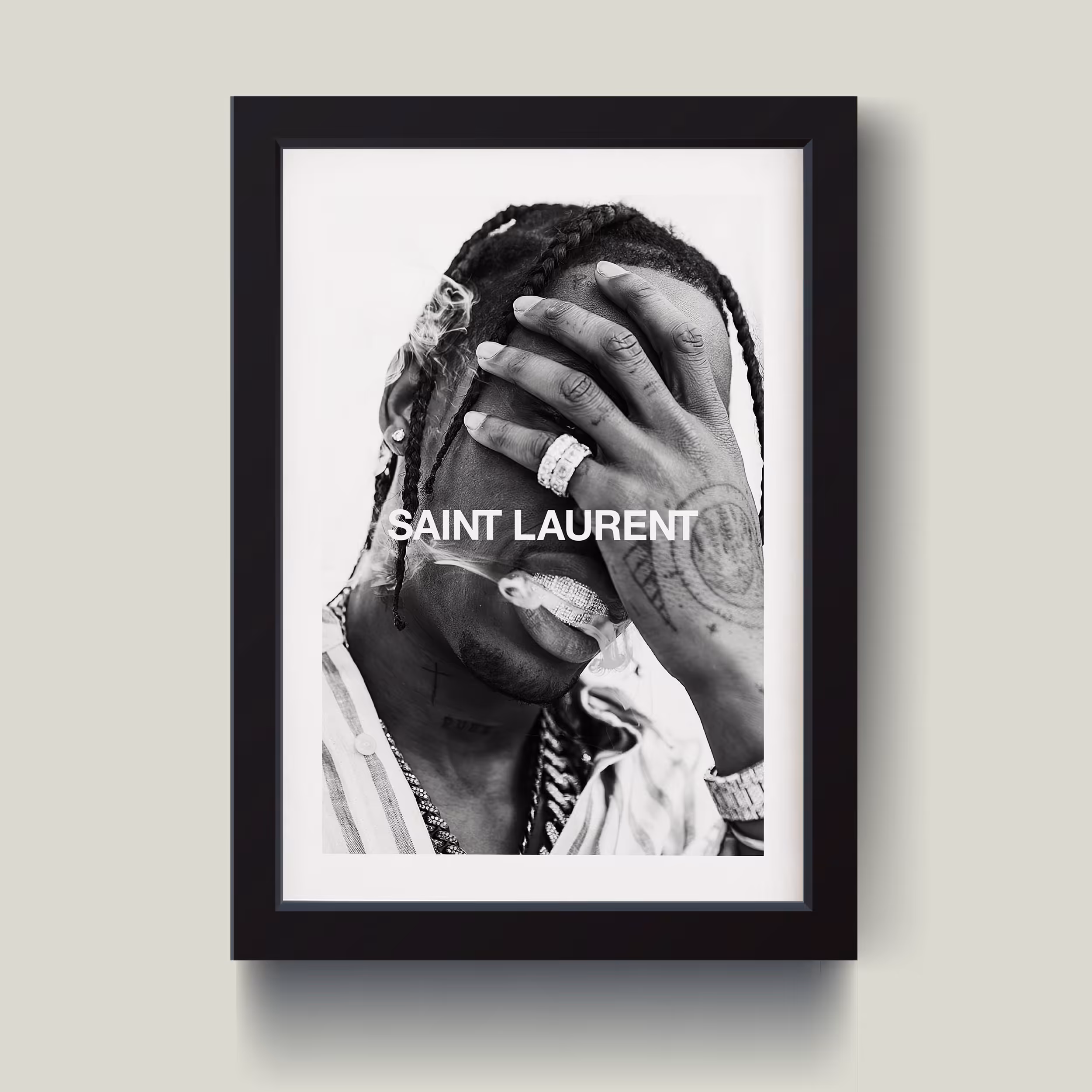 تابلو مدل تراویس اسکات Travis Scott کدm2507-b