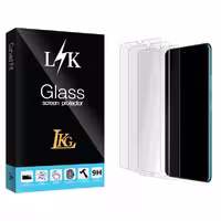 محافظ صفحه نمایش شیشه ای ال کا جی مدل Glass MIX3 مناسب برای گوشی موبایل هوآوی Psmart 2019 بسته سه عددی | کالا برتری