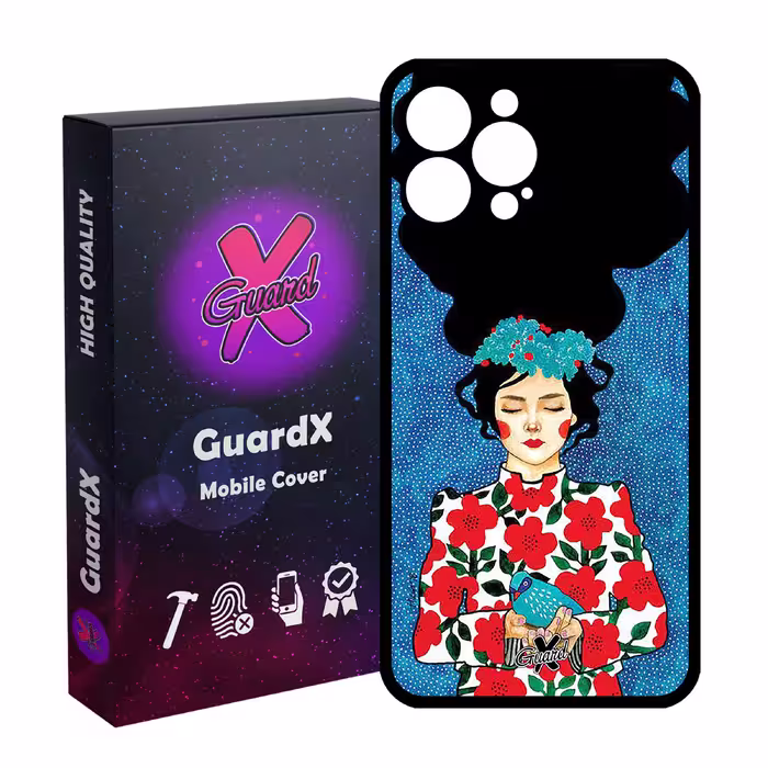 کاور گارد ایکس طرح Girl مدل Glass10137 مناسب برای گوشی موبایل اپل iPhone 13 Pro Max