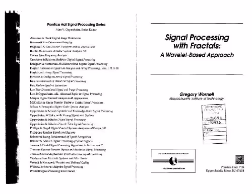 خرید و دانلود نسخه کامل کتاب Signal processing with fractals: a wavelet-based approach